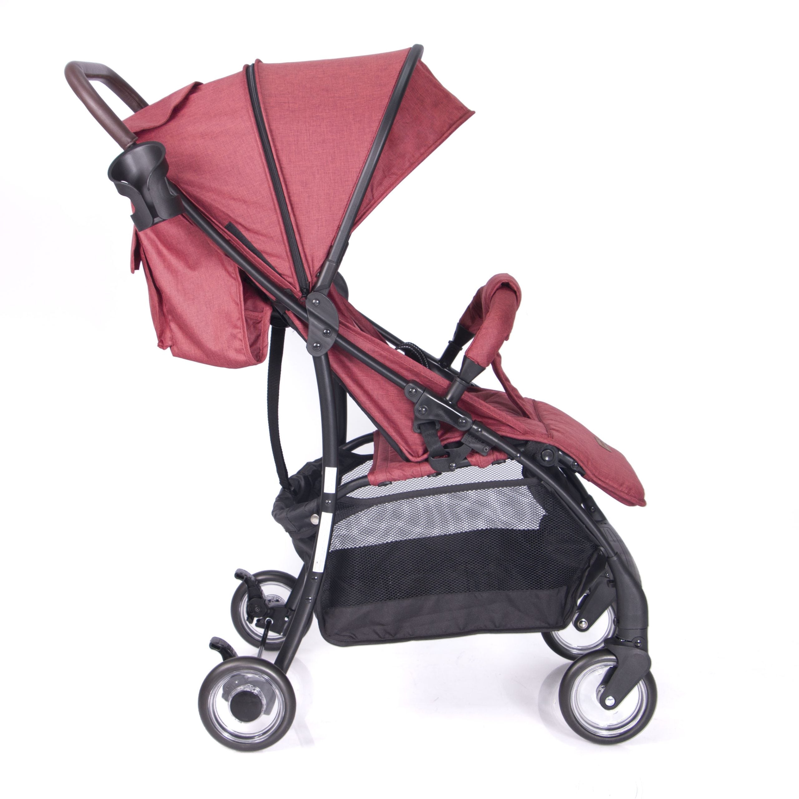 Coche Booz Rojo perfil