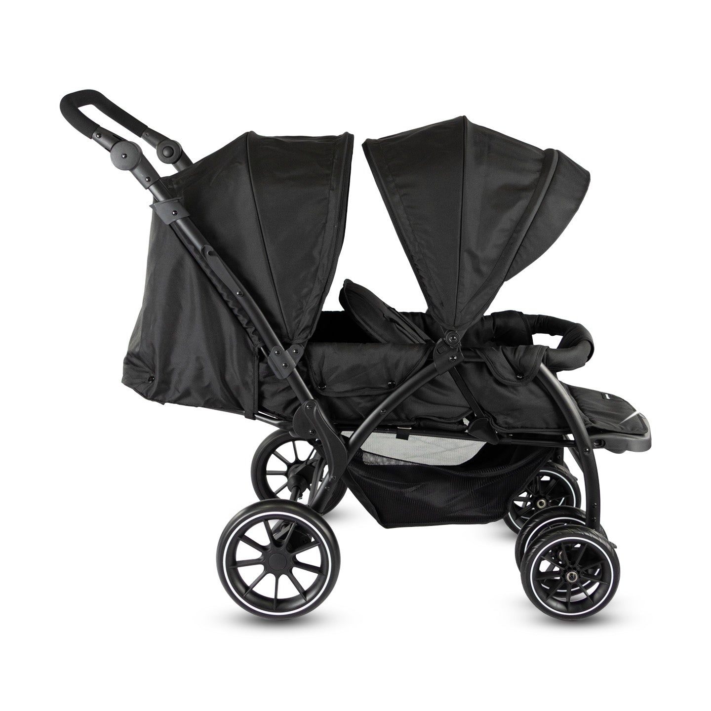 Coche Gemelar Bivo Black Premium lado
