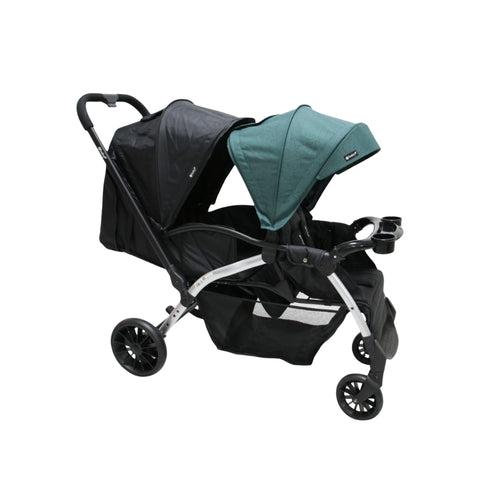 Coche Gemelar Kipto Dual Verde