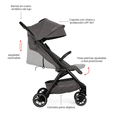 Coche Maleta Compacto Stroller Tvrl Granite detalles