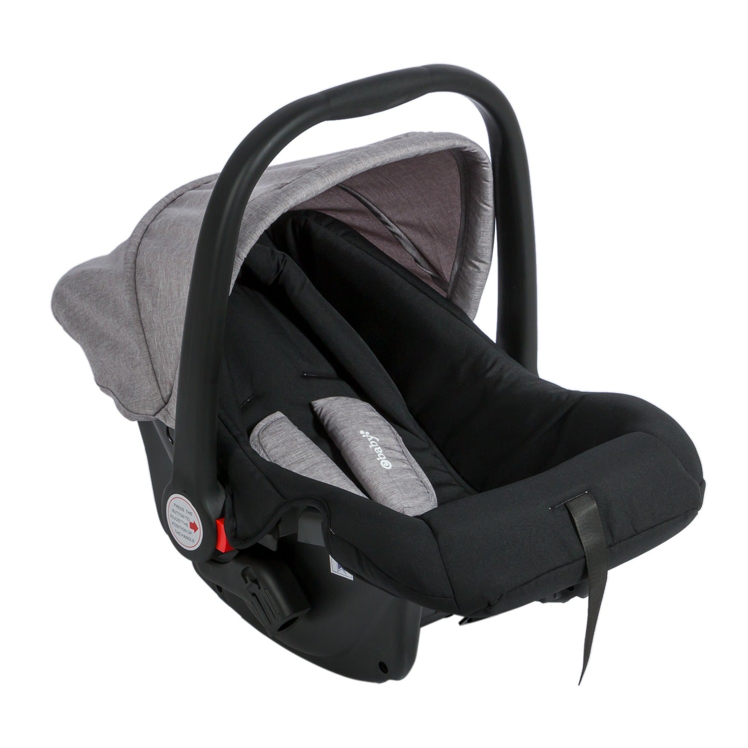 Coche Maleta Con Porta Bebe Happy Travel Gris Ebaby