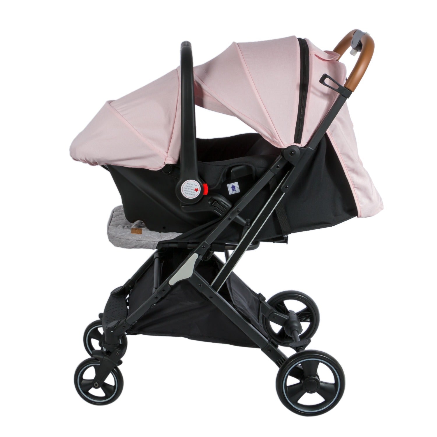 Coche Maleta Con Porta Bebe Happy Travel Rosa Ebaby