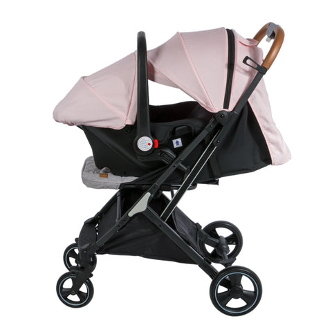 Coche Maleta Con Porta Bebe Happy Travel Rosa Ebaby
