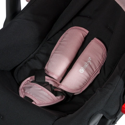 Coche Maleta Con Porta Bebe Happy Travel Rosa Ebaby