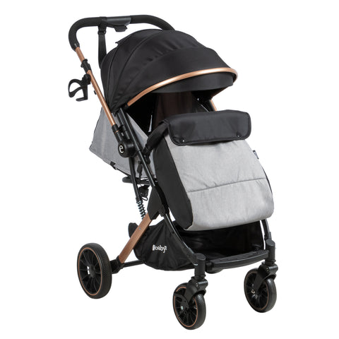 Coche Maleta Con Portabebés Sparrow Gris Ebaby