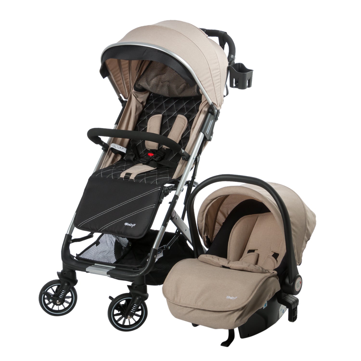 Coche Maleta Con Portabebés Urban Way Beige Ebaby®