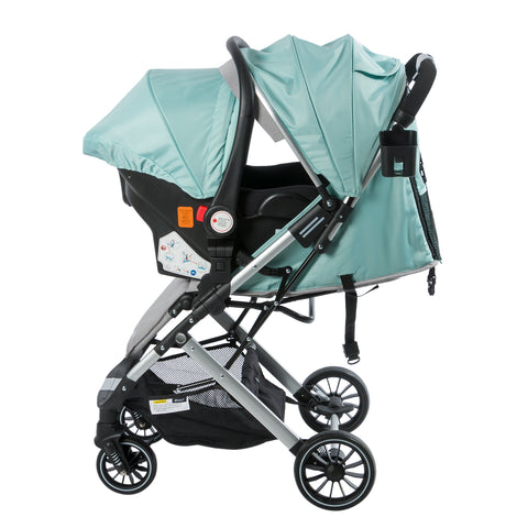Coche Maleta Con Portabebés Urban Way Verde Ebaby®
