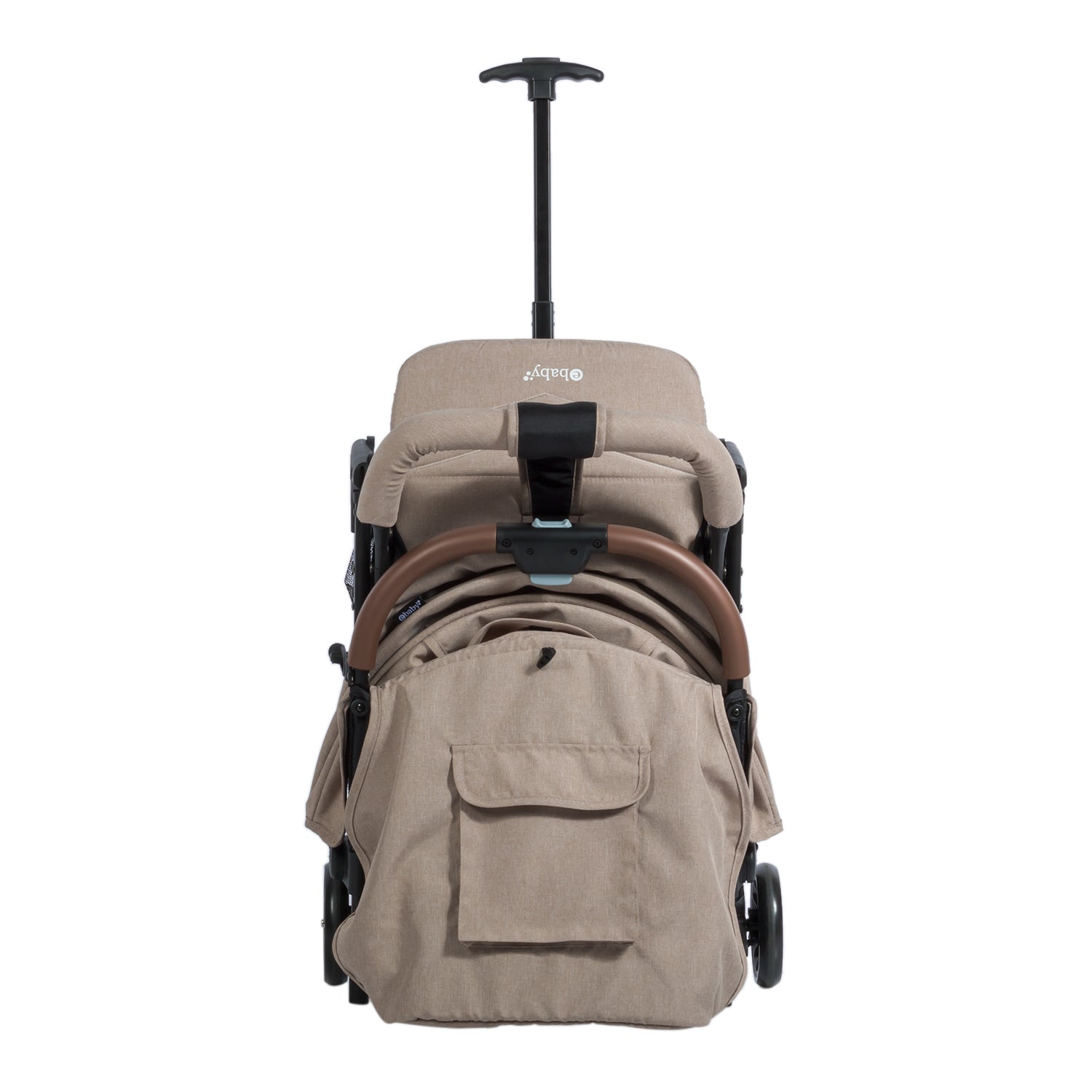 Coche Maleta Kalan Beige Ebaby PLEGADO