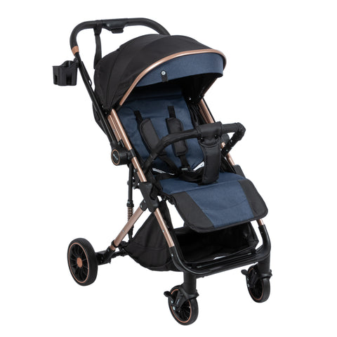 Coche Maleta Reversible Connect Azul Ebaby
