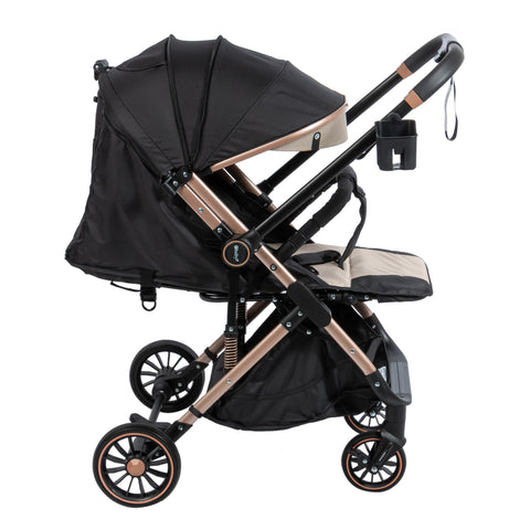 Coche Maleta Reversible Connect Beige Ebaby