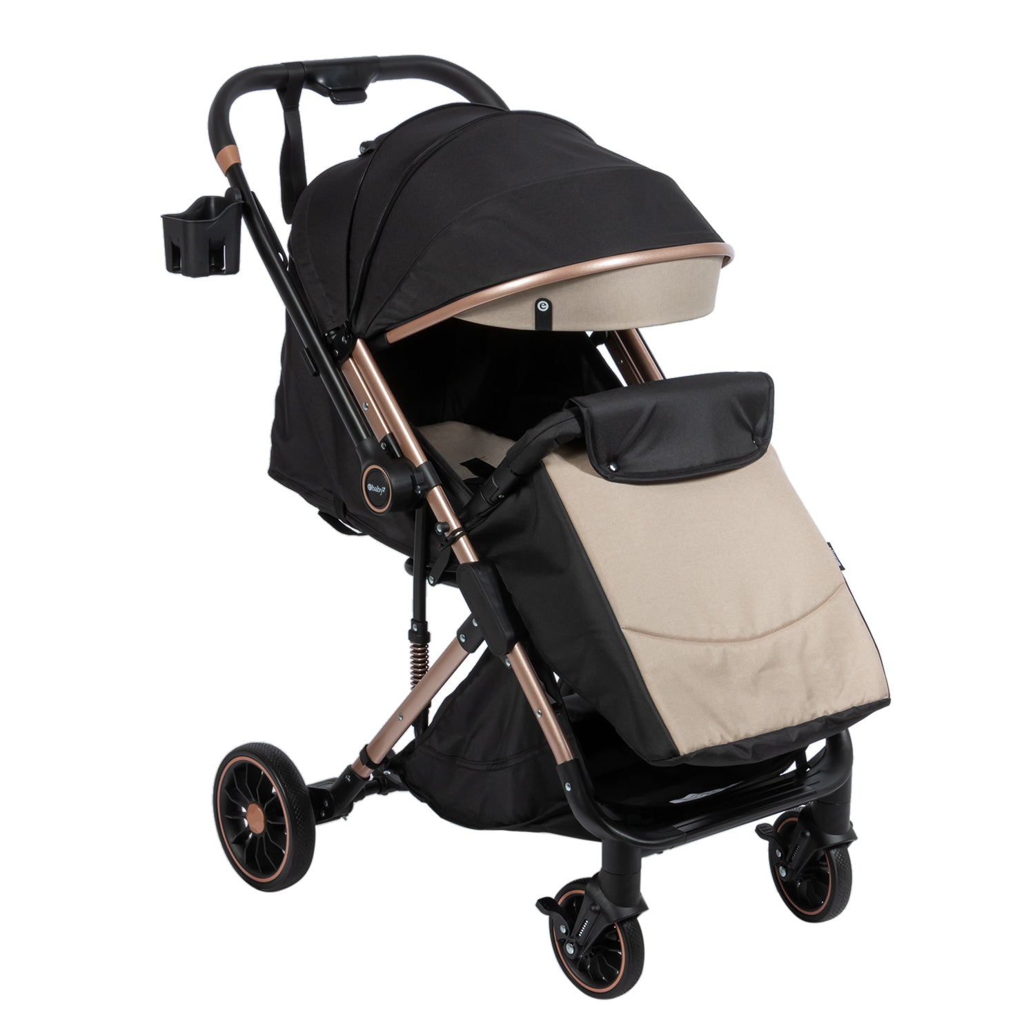 Coche Maleta Reversible Connect Beige Ebaby