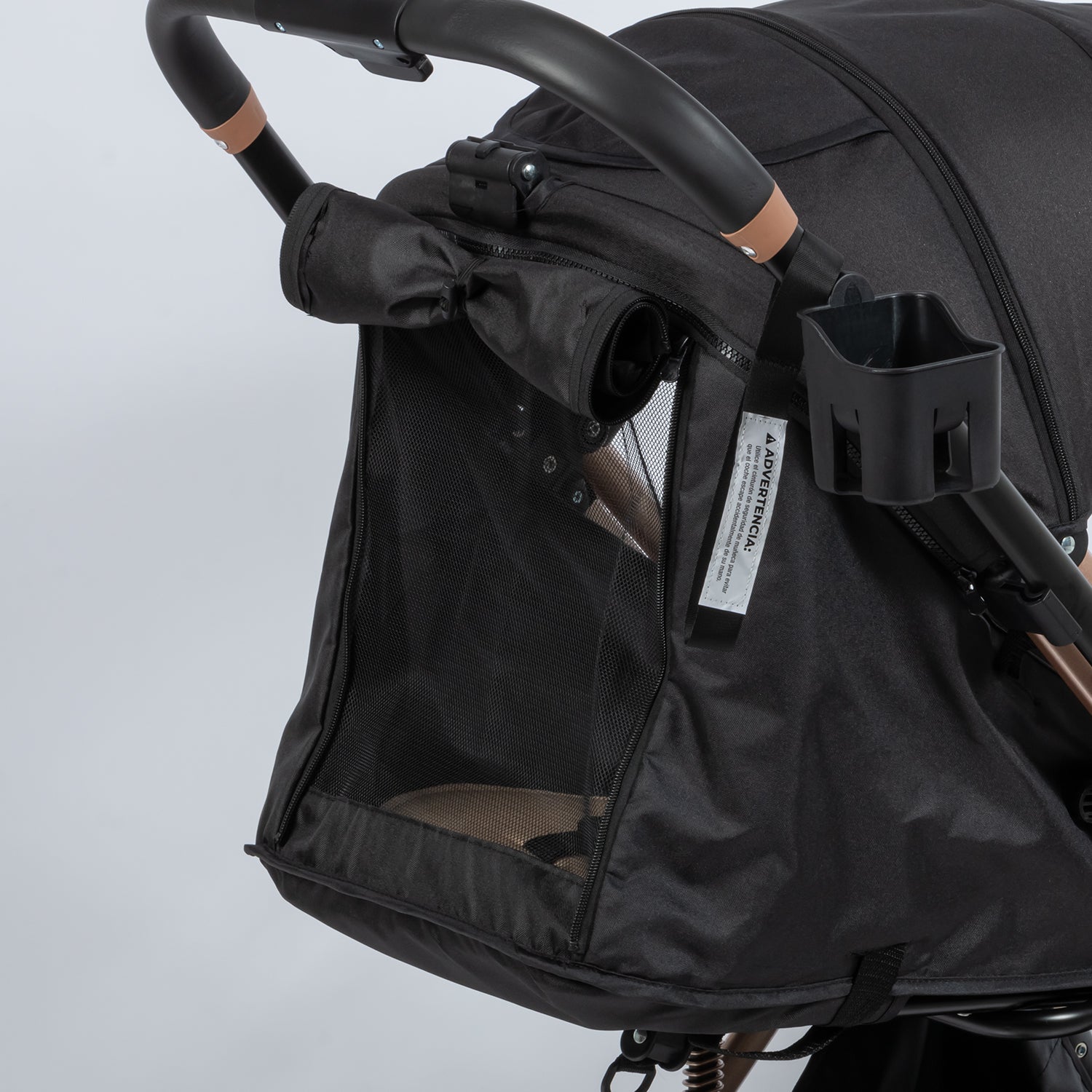 Coche Maleta Reversible Connect Negro Ebaby