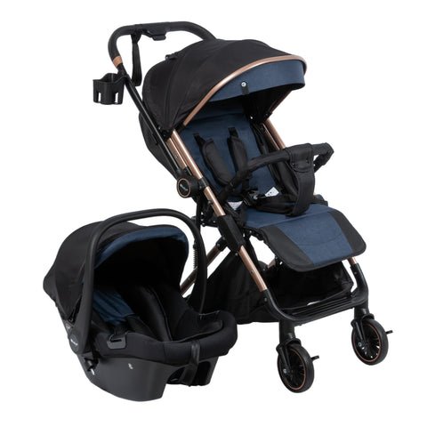Coche Maleta Reversible Connect Plus Azul Ebaby