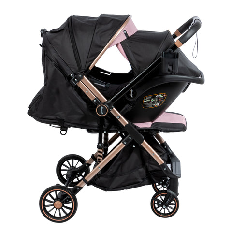 Coche Maleta Reversible Connect Plus Rosa Ebaby