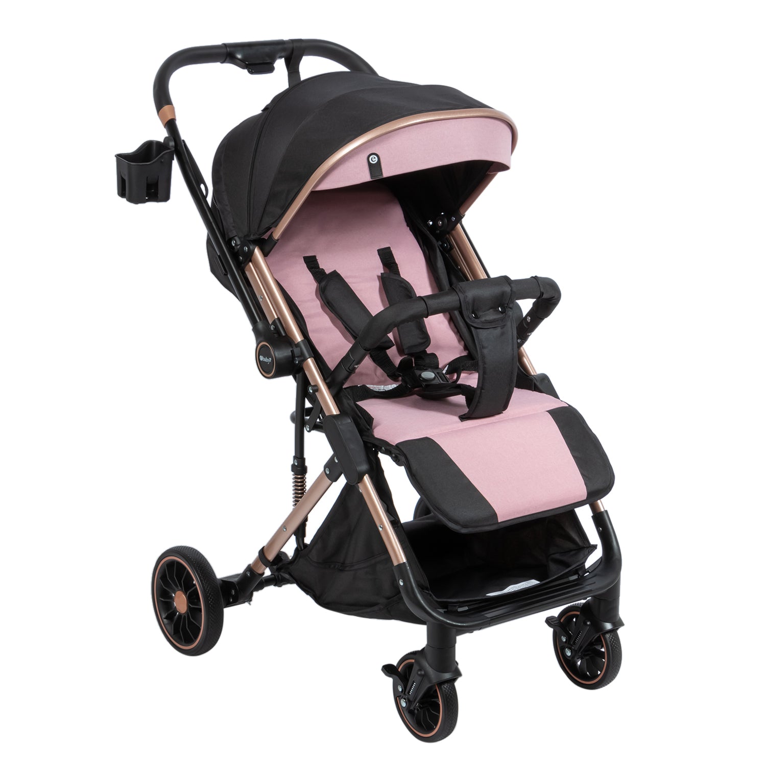Coche Maleta Reversible Connect Rosa Ebaby