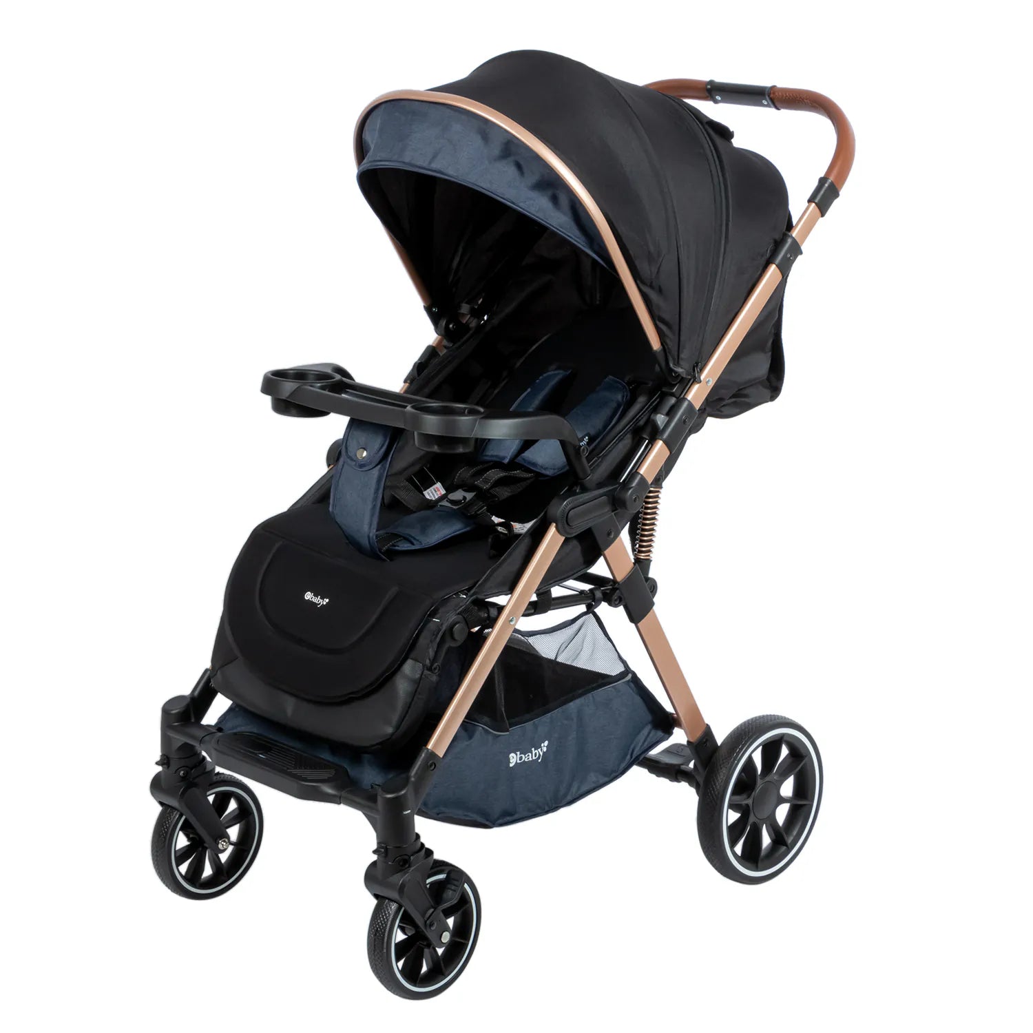 Coche Maleta Reversible Min Azul Ebaby