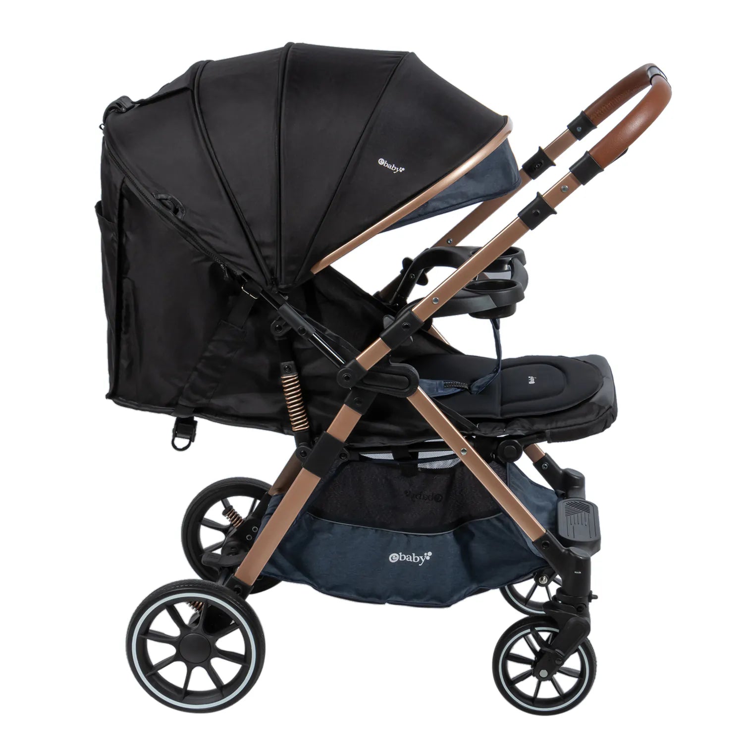 Coche Maleta Reversible Min Azul Ebaby
