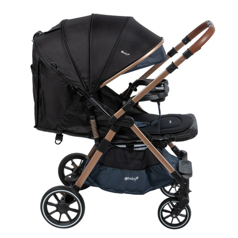 Coche Maleta Reversible Min Azul Ebaby