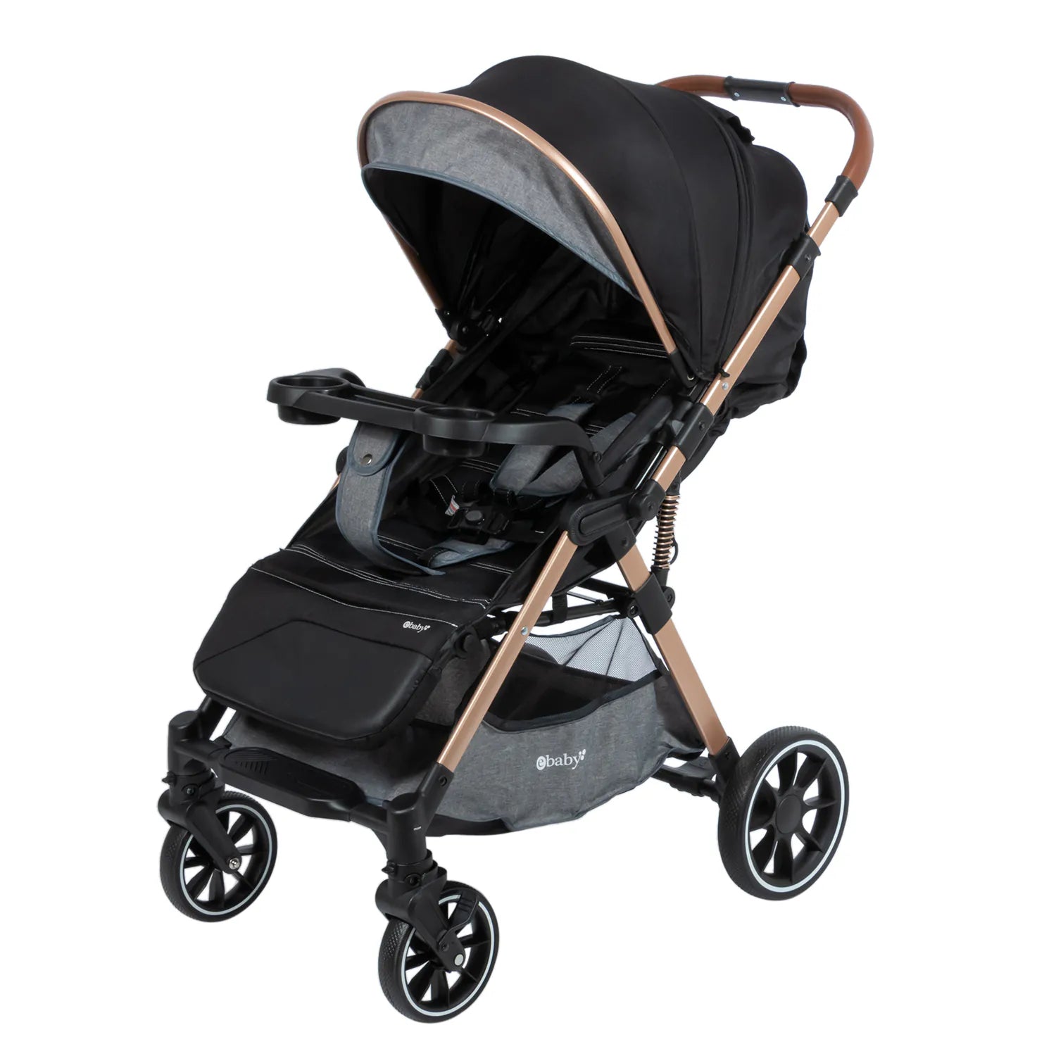 Coche Maleta Reversible Min Negro Ebaby