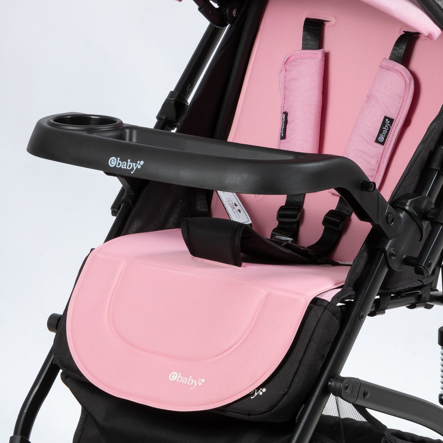 Coche Maleta Revsersible Andal Rosa Ebaby