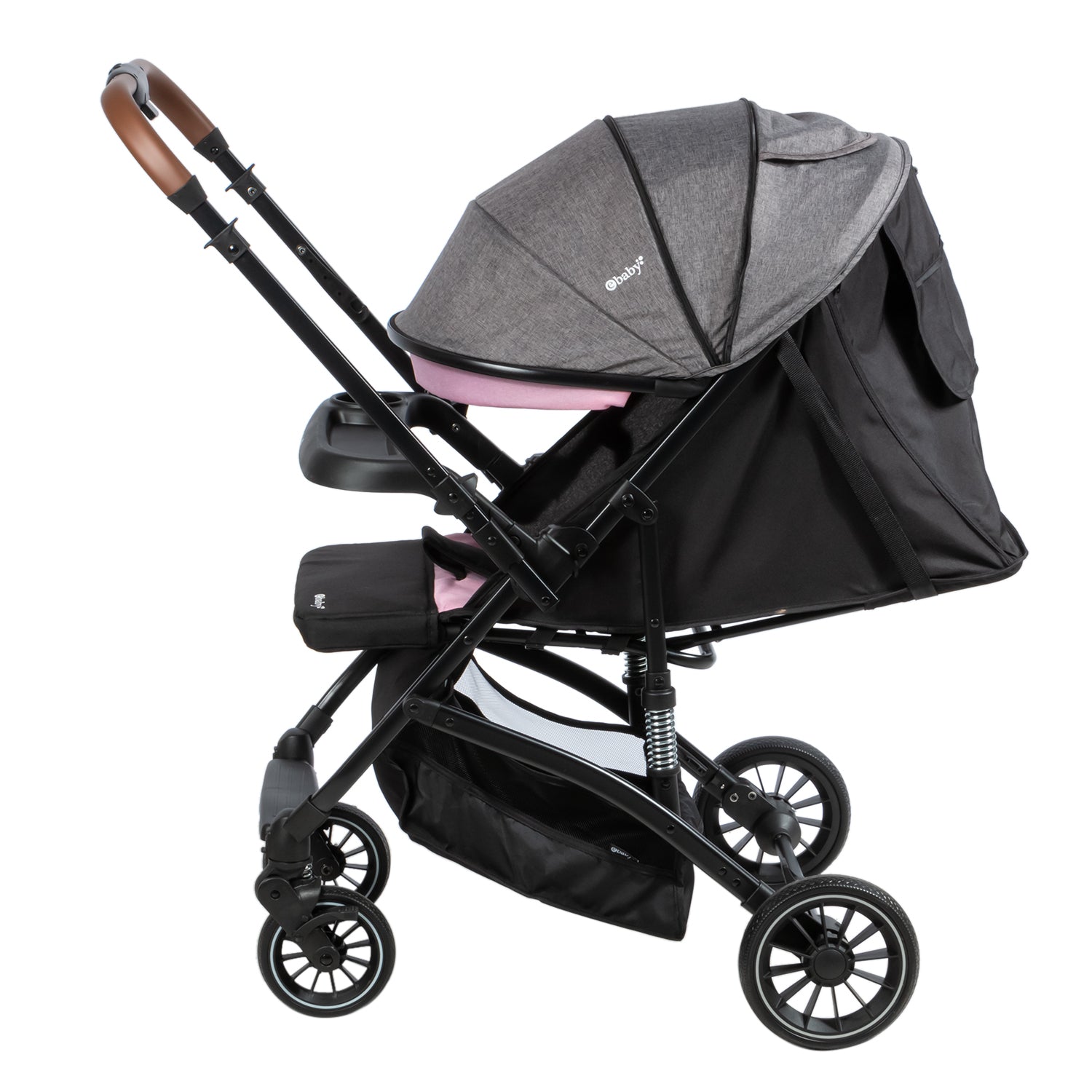 Coche Maleta Revsersible Andal Rosa Ebaby
