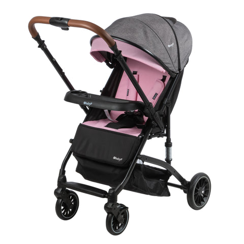 Coche Maleta Revsersible Andal Rosa Ebaby