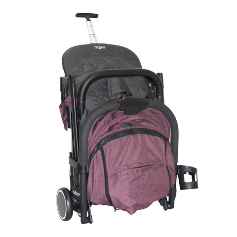Coche Maleta Voim Vinotinto Ebaby® PLEGADO 