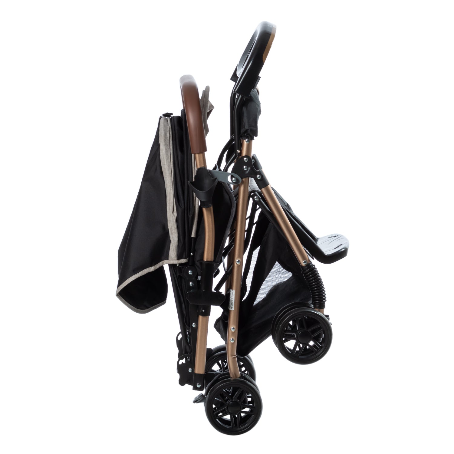 Coche Mecedor Bon Beige PLEGADO