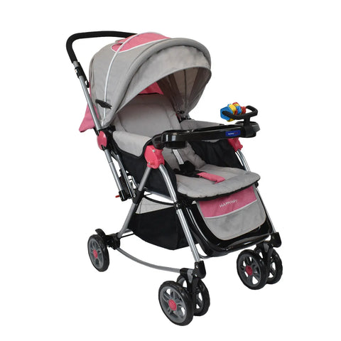 Coche Mecedor Logan Rosa Happy Baby