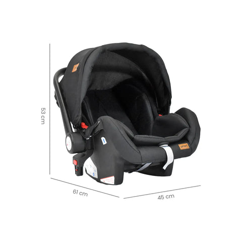 Coche Moisés Con Porta Bebe Kansas Negro Priori PORTA