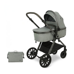 Coche Moisés Reversible Milo Gris Kidilo