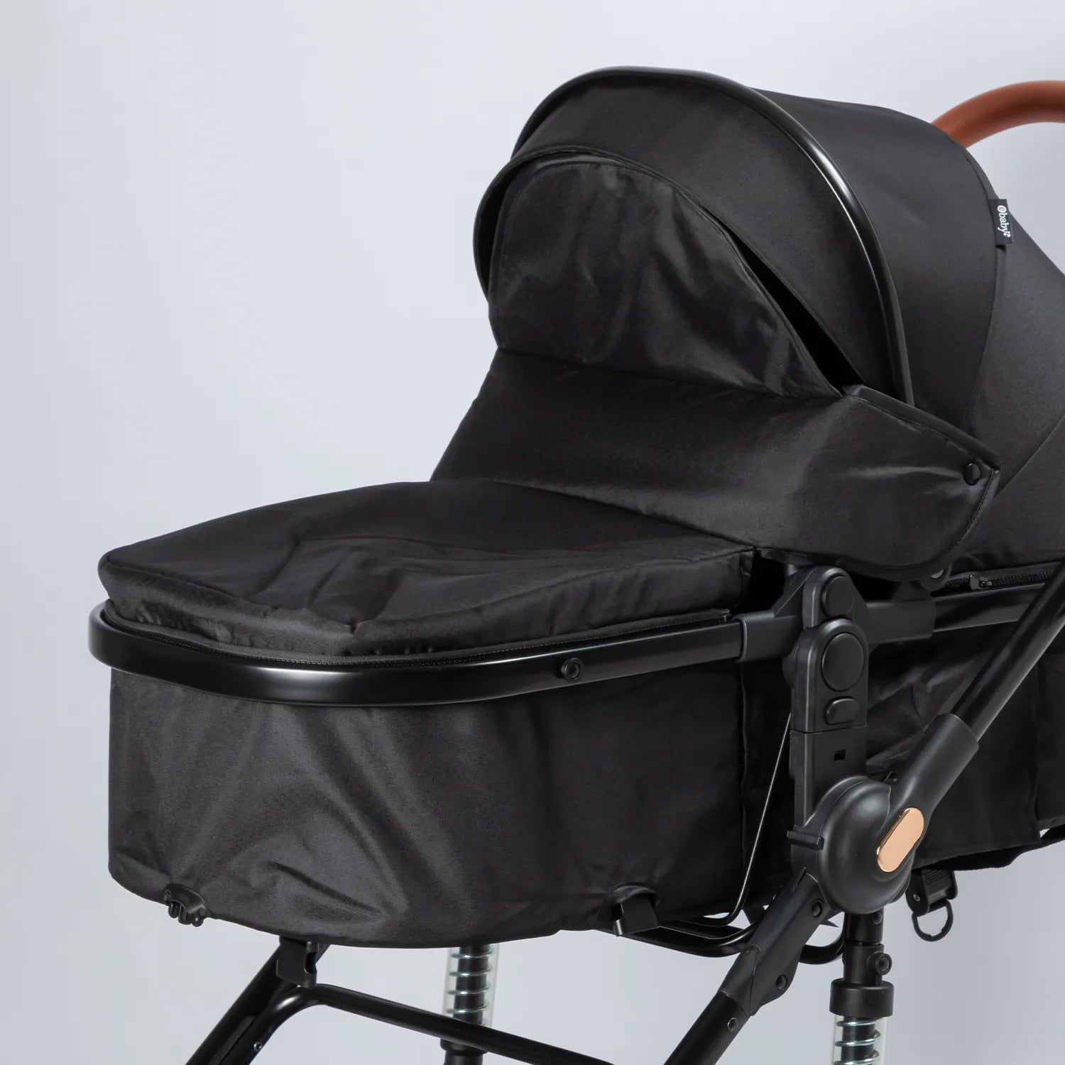 Coche Moisés de Lujo Roman Negro Ebaby