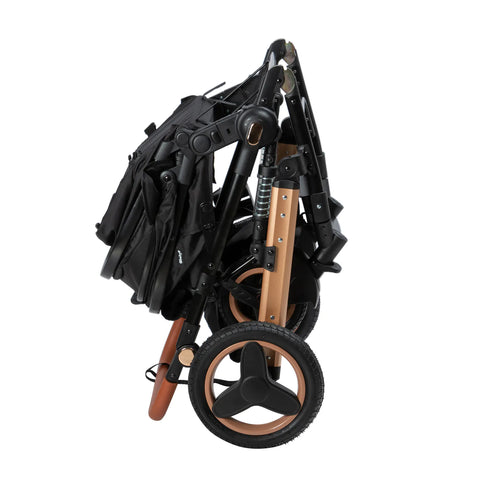 Coche Moisés de Lujo Roman Negro Ebaby