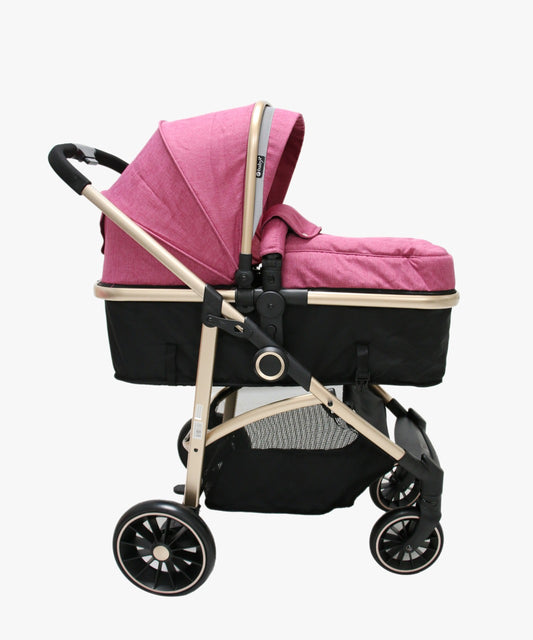 Coche Moises Carri Deluxe Rosa Ebaby®