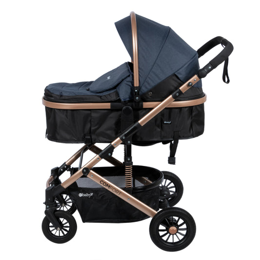 Coche Moises Confort Azul Ebaby