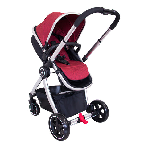 Coche Moises De Lujo Marcel Deluxe Rojo Ebaby®