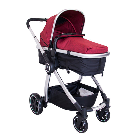 Coche Moises De Lujo Marcel Deluxe Rojo Ebaby®