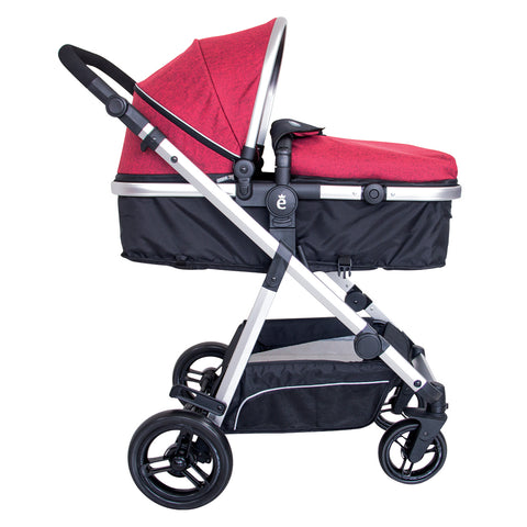 Coche Moises De Lujo Poloc Deluxe Rojo Ebaby®