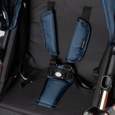 Coche Moises De Lujo Sagira Azul Ebaby