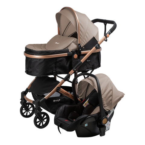Coche Moises Funcion Maleta Con Portabebe Confort Beige Ebaby