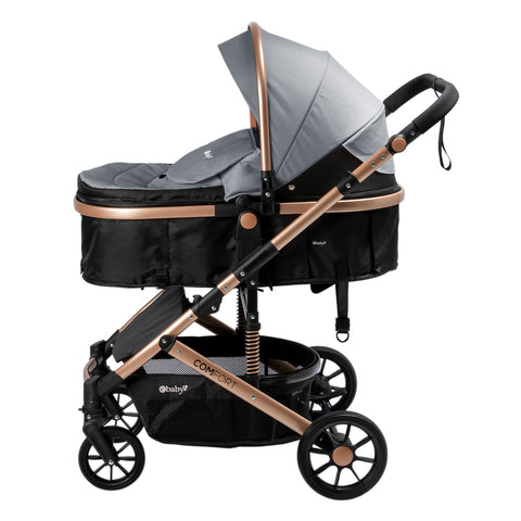 Coche Moises Funcion Maleta Confort Gris Ebaby