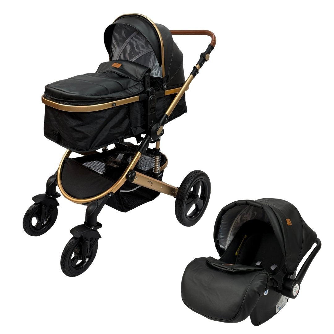 Coche Moises Con Portabebe Yaco Negro