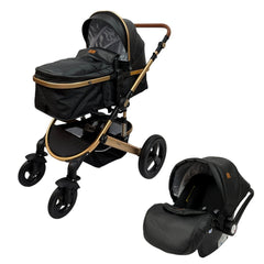 Coche Moises Con Portabebe Yaco Negro