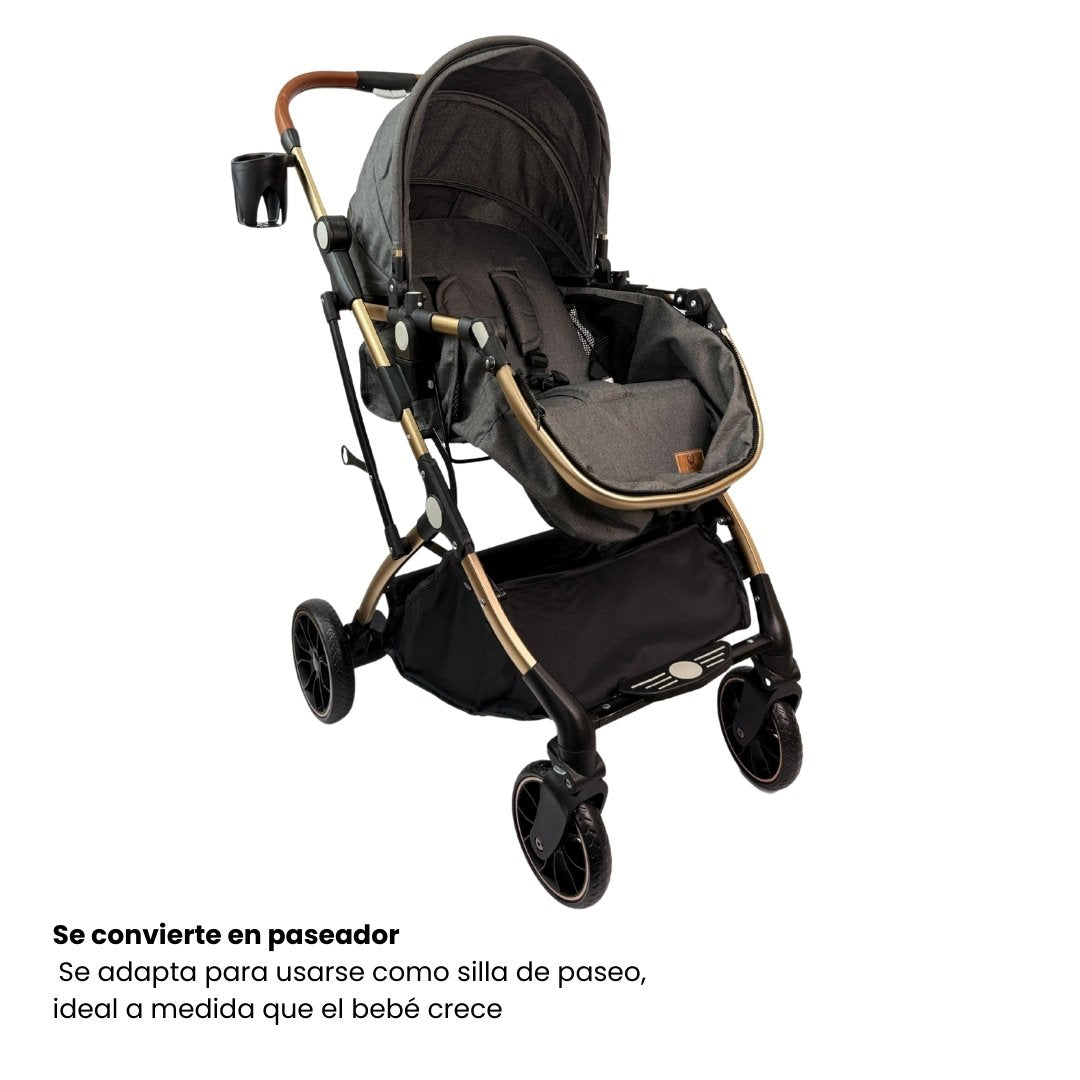 Coche Moisés Small Gris Maxibaby Paseador