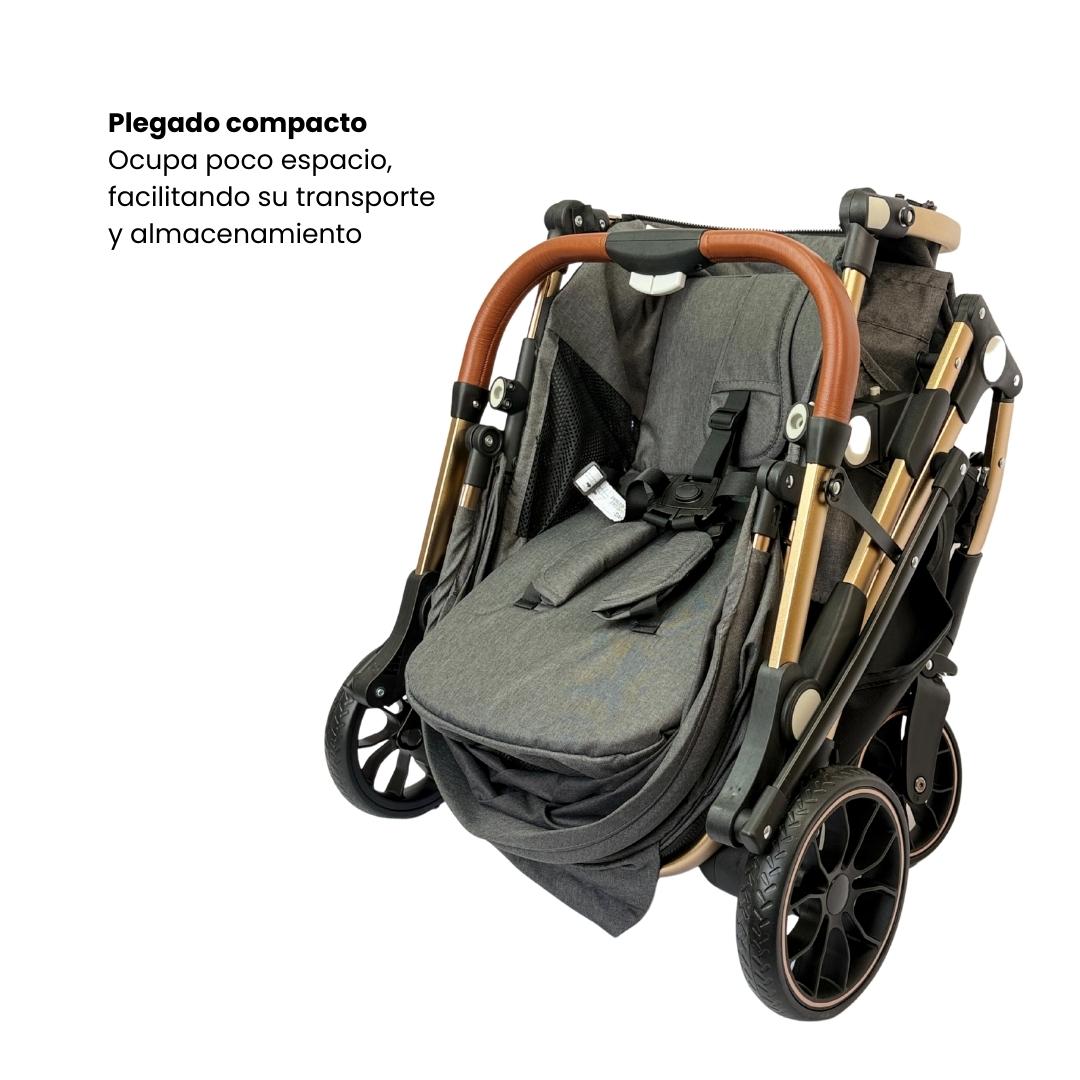 Coche Moisés Small Gris Maxibaby Plegado