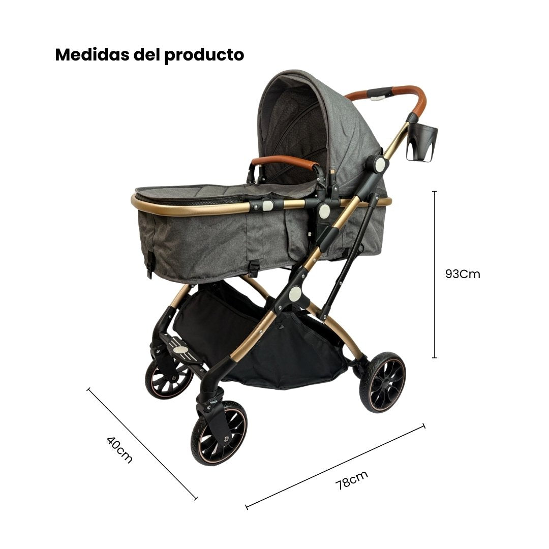 Coche Moisés Small Gris Maxibaby Medidas