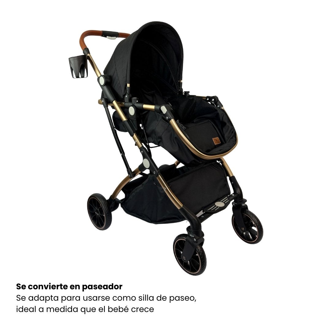 Coche Moisés Small Negro Maxibaby Paseador