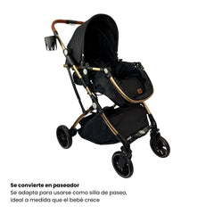 Coche Moisés Small Negro Maxibaby Paseador