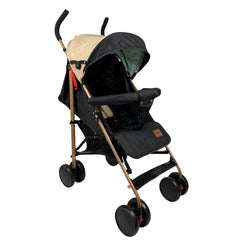 Coche Paseador Baby Kays Gris Café Detalles