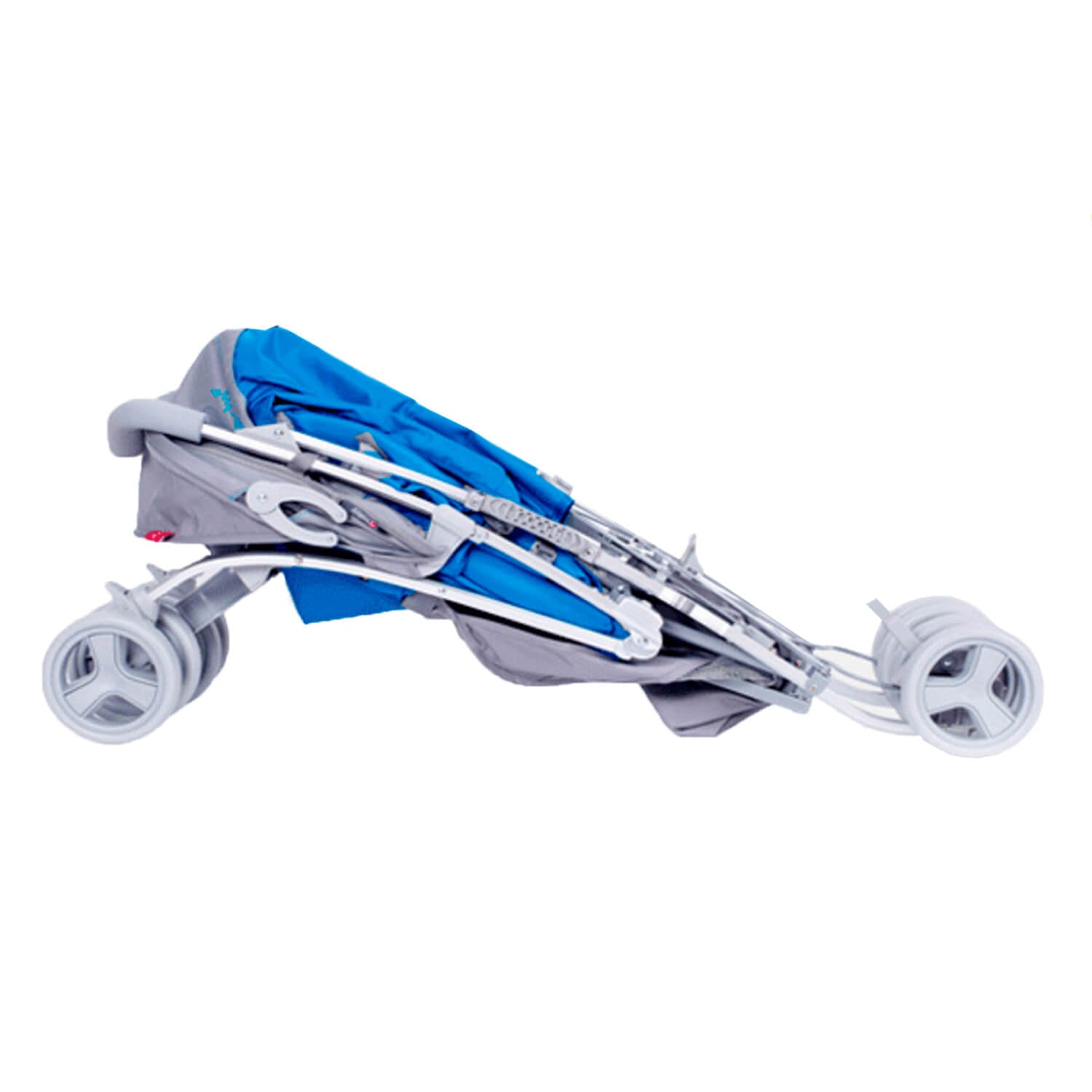 Coche Paseador Bastón Vayo Azul Ebaby plegado